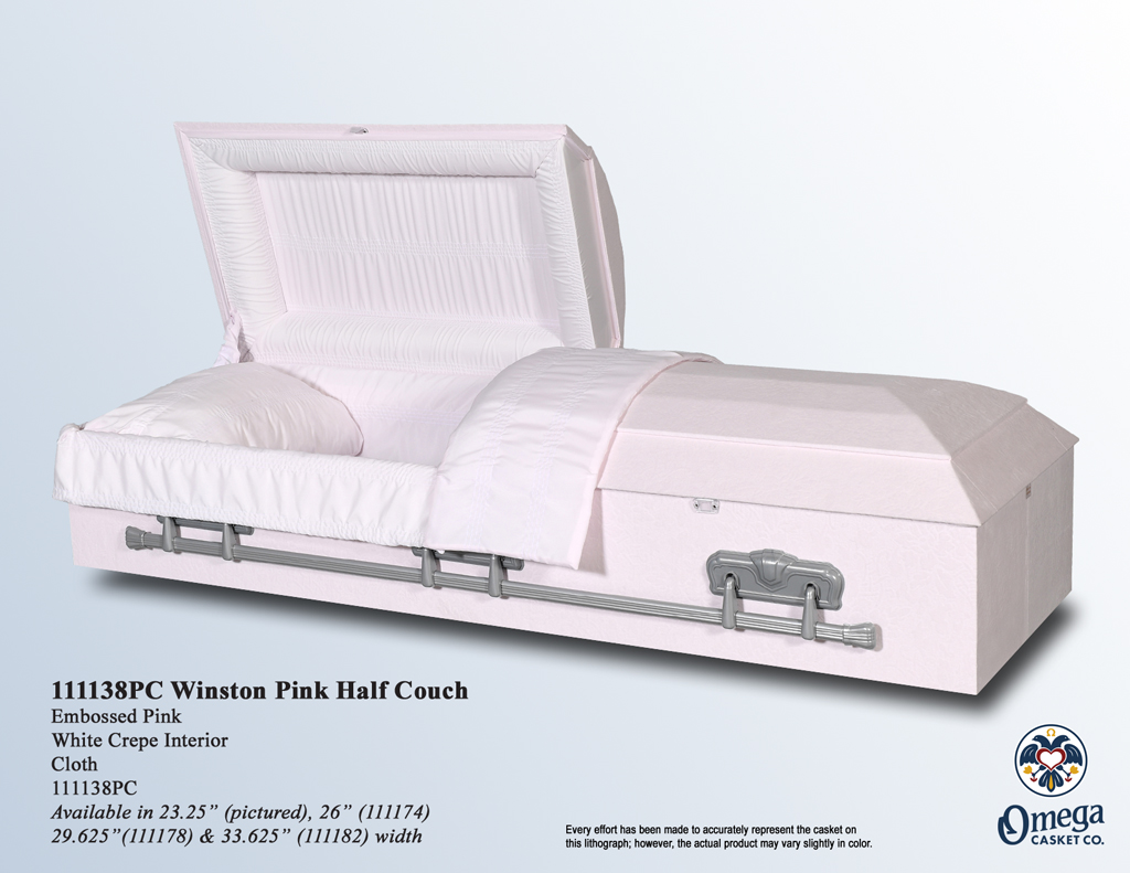 111138PC Winston Pink Half Couch